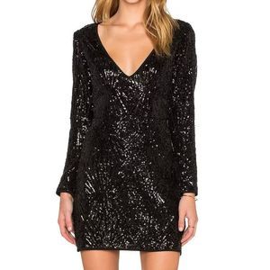 Saylor Naomi Sequin Dress